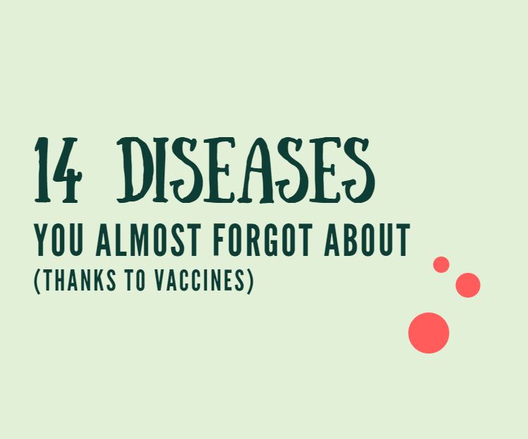 14 diseases preventable by vaccines